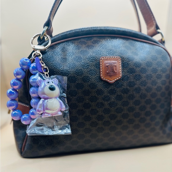 🥰Purple Bear Keychain with Beaded Bracelet - Picture 7 of 12
